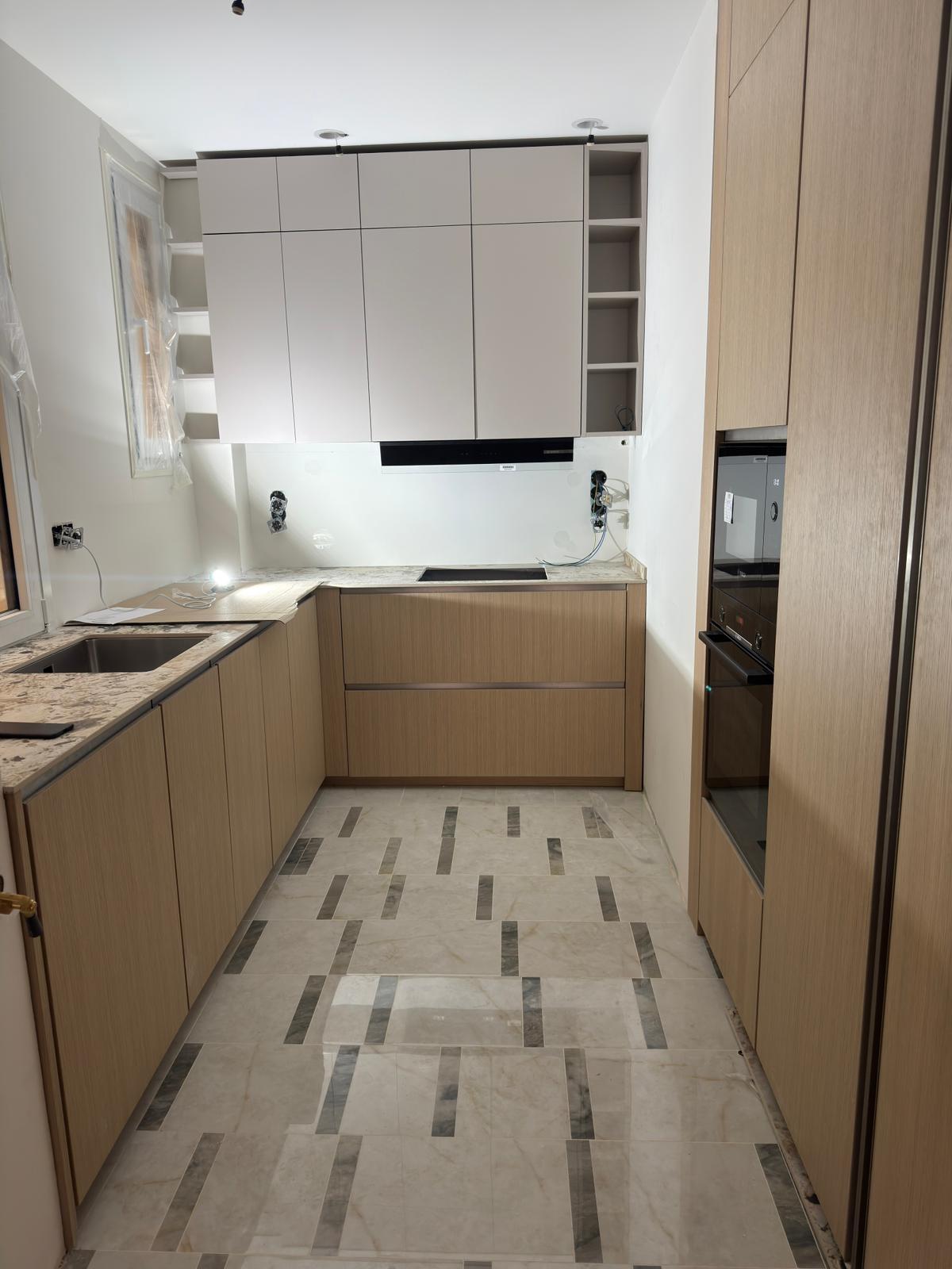 Finished kitchen installed in Marbella
